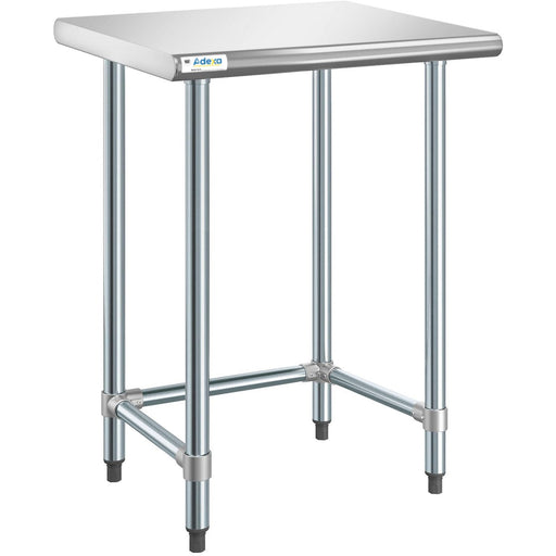 Commercial Work table Stainless steel No bottom shelf 760x610x900mm |  WTGOB2430418 Makfry