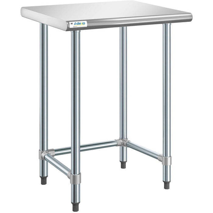 Commercial Work table Stainless steel No bottom shelf 760x610x900mm |  WTGOB2430418 Makfry