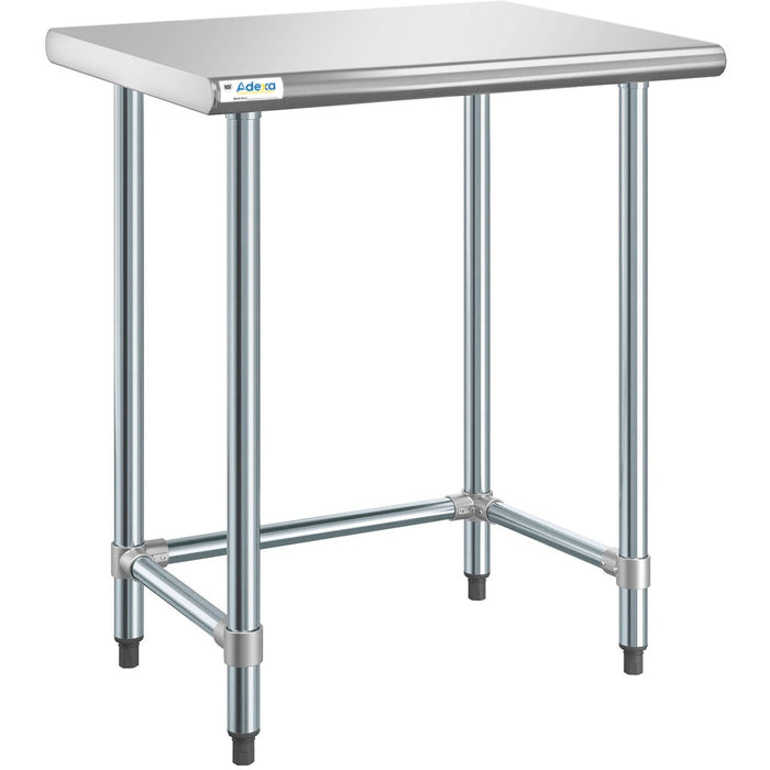 Commercial Work table Stainless steel No bottom shelf 915x760x900mm |  WTGOB3036418 Makfry