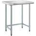 Commercial Work table Stainless steel No bottom shelf 915x610x900mm |  WTGOB2436418 Makfry