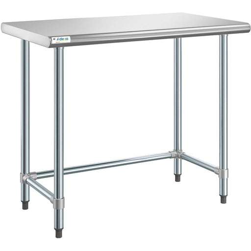Commercial Work table Stainless steel No bottom shelf 1220x610x900mm |  WTGOB2448418 Makfry