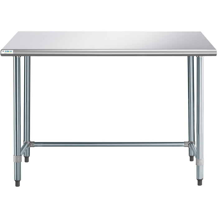 Commercial Work table Stainless steel No bottom shelf 1520x760x900mm |  WTGOB3060418 Makfry