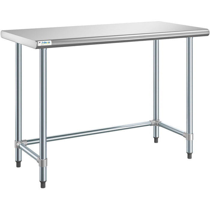 Commercial Work table Stainless steel No bottom shelf 1520x610x900mm |  WTGOB2460418 Makfry