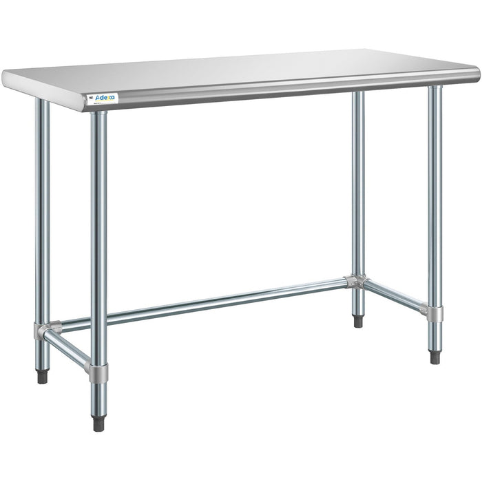 Commercial Work table Stainless steel No bottom shelf 1520x760x900mm |  WTGOB3060418 Makfry