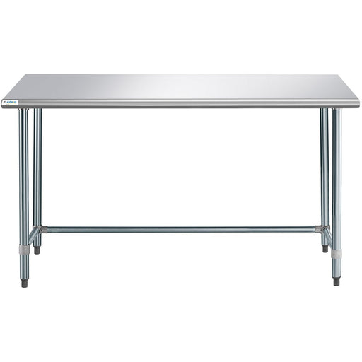 Commercial Work table Stainless steel No bottom shelf 1830x610x900mm |  WTGOB2472418 Makfry