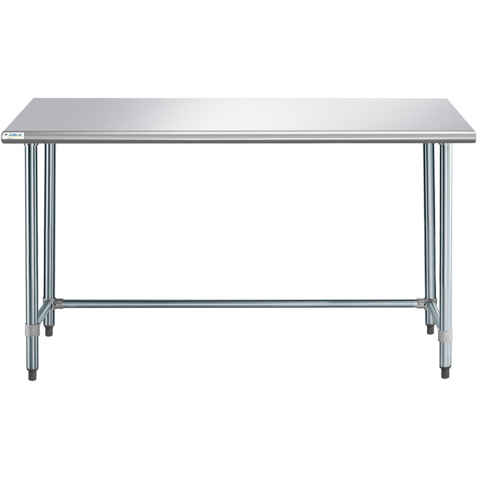 Commercial Work table Stainless steel No bottom shelf 1830x610x900mm |  WTGOB2472418 Makfry