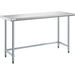 Commercial Work table Stainless steel No bottom shelf 1830x610x900mm |  WTGOB2472418 Makfry