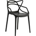 B GRADE Bistro Dining Arm Chair Plastic Black Indoors & Outdoors |  HYPP01 B GRADE Makfry