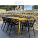 Bistro Dining Chair Plastic Black Indoors & Outdoors |  WW030BLACK Makfry