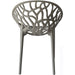 Bistro Dining Chair Plastic Grey Indoors & Outdoors |  WW030GREY Makfry