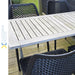 Bistro Dining Chair Plastic Black Indoors & Outdoors |  WW036BLACK Makfry