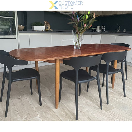 Bistro Dining Chair Plastic Black Indoors & Outdoors |  WW084BLACK Makfry
