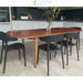 Bistro Dining Chair Plastic Black Indoors & Outdoors |  WW084BLACK Makfry