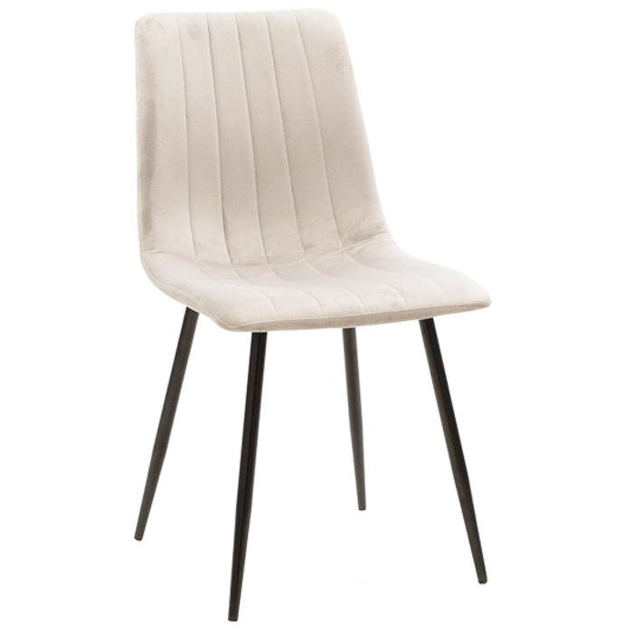 Velvet Dining Chair Beige |  WW101BEIGE