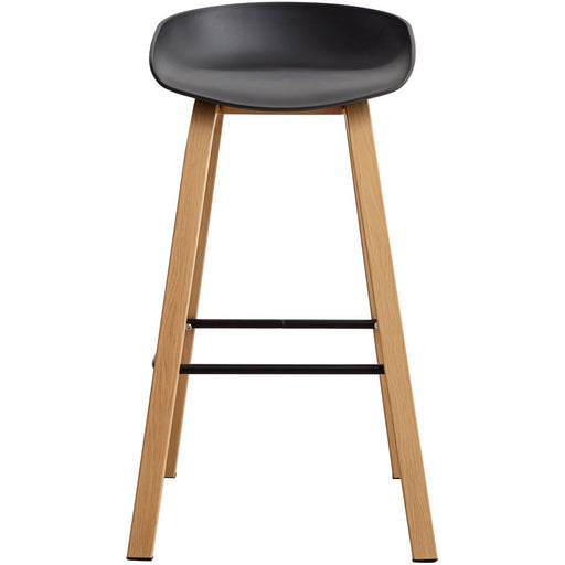 High Barstool Black & Wood |  WW119 Makfry