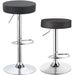 Black Height Adjustable Barstool with Thick seat |  WW120 Makfry