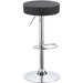 Black Height Adjustable Barstool with Thick seat |  WW120 Makfry