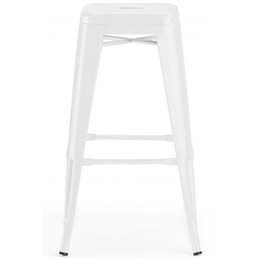High Bar stool Steel White Indoors |  WW165WHITE Makfry
