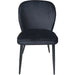 B GRADE Velvet Dining Chair Black |  WW166 B GRADE Makfry