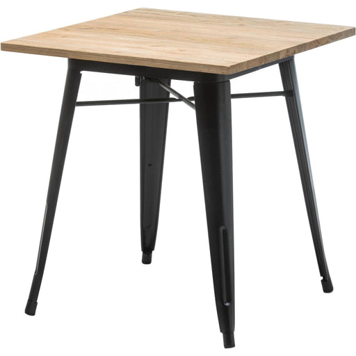 Bistro Table Natural wood top 800x800mm Indoors |  WW265 Makfry