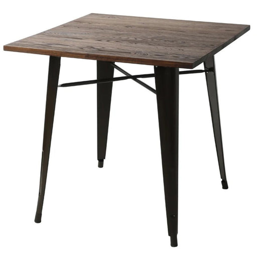 Bistro Table Pine wood top 800x800mm Indoors |  WW265PINE Makfry