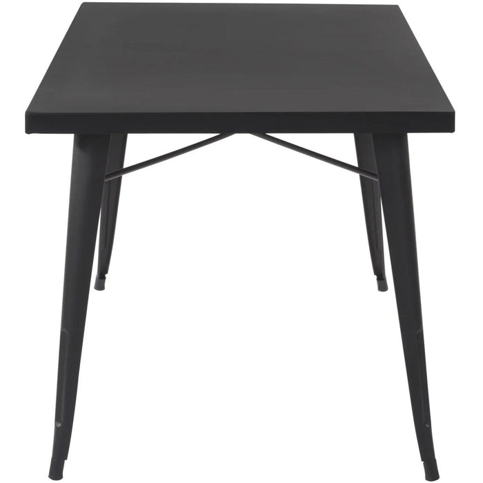 Bistro Table Steel Black 800x800mm Indoors |  WW285 Makfry
