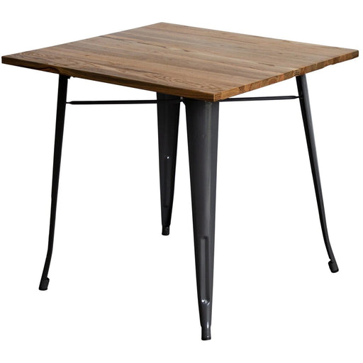 Bistro Table Walnut Top 800x800mm Indoors |  WW286 Makfry