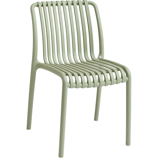 Bistro Dining Chair Plastic Light Green Indoors & Outdoors |  WW6076LIGHTGREEN Makfry