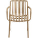 Bistro Dining Chair Plastic Beige Indoors & Outdoors |  WW6077BEIGE Makfry
