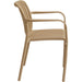 Bistro Dining Chair Plastic Beige Indoors & Outdoors |  WW6077BEIGE Makfry