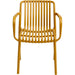 Bistro Dining Chair Plastic Yellow Indoors & Outdoors |  WW6077YELLOW Makfry