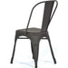 Bistro Dining Chair Steel Dark Grey Indoors |  WW163G Makfry