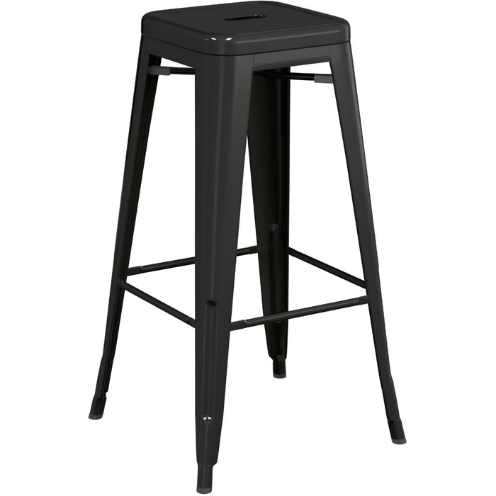 High Bar stool Steel Black Indoors |  WW61 Makfry