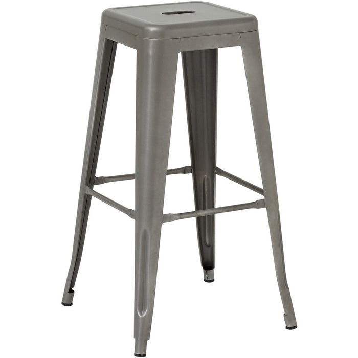 High Bar stool Steel Gun metal |  WW61DG Makfry