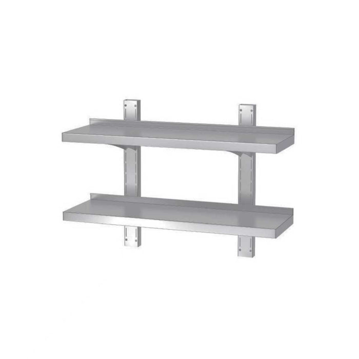 Infernus Adjustable Stainless Steel Wall Shelf - 120cm Canmac Catering Equipment
