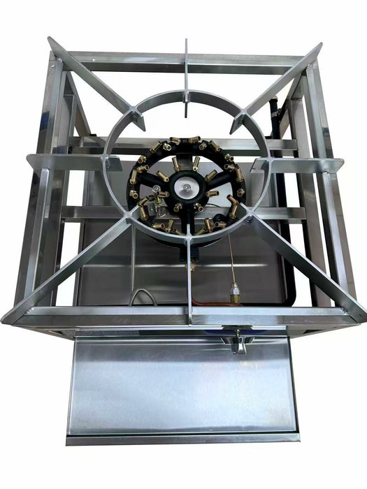 Infernus Gas Range Single Stockpot Burner NG Canmac Catering Equipment