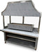 Canmac 120cm Stainless Steel Turkish Mangal Grill Station with Charcoal Grill, Glass Display & Canopy Canmac Catering Equipment