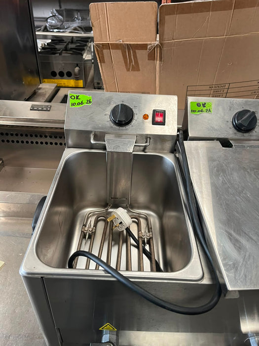 Adexa HDF8+8 Commercial Twin Tank Electric Fryer – 8L + 8L Canmac Catering Equipment