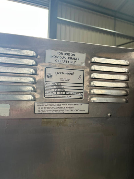 Henny Penny HHC-990 SmartHold Heated Holding Cabinet – Commercial Catering Equip Canmac Catering Equipment