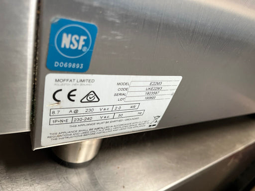 Blue Seal Turbofan E22M3 – 3 Tray Electric Convection Oven Canmac Catering Equipment