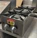 Commercial 2-Burner Natural Gas Countertop Range Canmac Catering Equipment