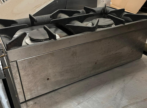 Commercial 2-Burner Natural Gas Countertop Range Canmac Catering Equipment