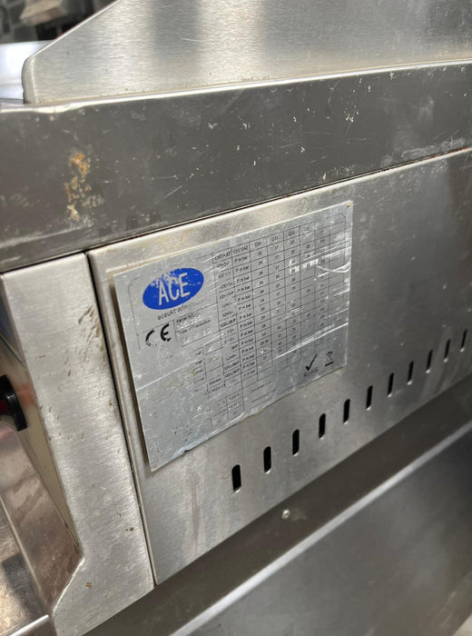 ACE Commercial 4 Burner Gas Griddle – Approx. 116cm – Stainless Steel – Catering Canmac Catering Equipment