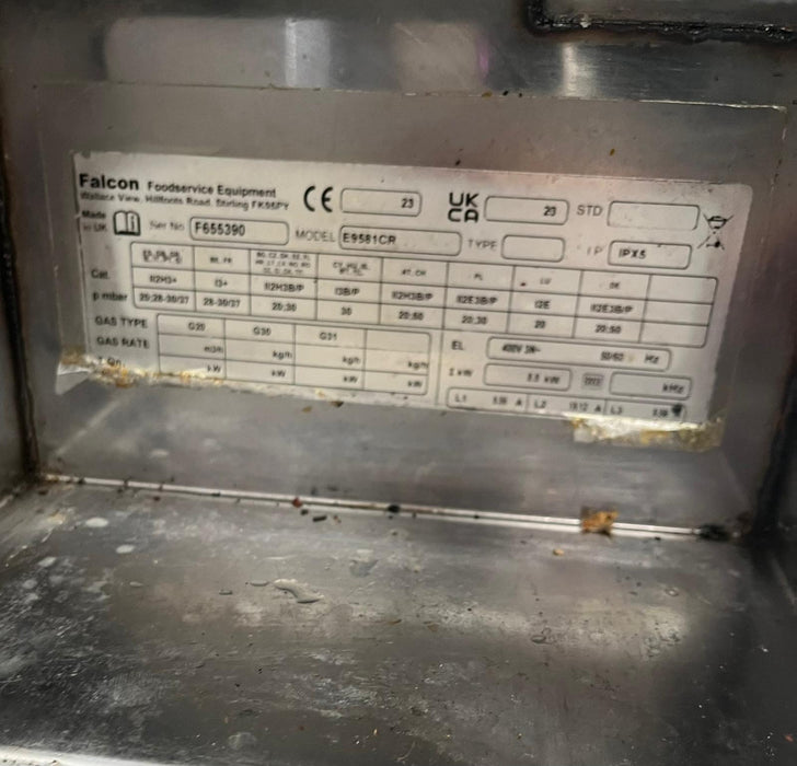 Falcon F900 E9581CR Commercial Electric Chrome Griddle – 800mm Canmac Catering Equipment