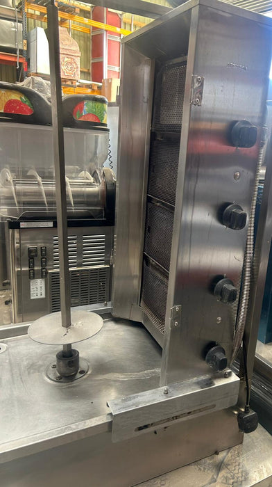 Archway 4 Burner Gas Doner Kebab Grill Machine Commercial Canmac Catering Equipment