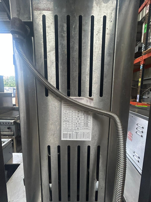 Commercial Gas Doner Kebab Shawarma Grill Vertical Rotisserie Stainless Steel Canmac Catering Equipment