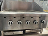 Commercial 5 Burner Gas Chargrill Charbroiler BBQ Grill Stainless Steel 90cm Canmac Catering Equipment