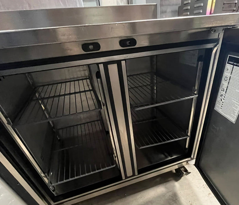 Foster EP1/2H Commercial 2 Door Refrigerated Counter – Stainless Steel Canmac Catering Equipment