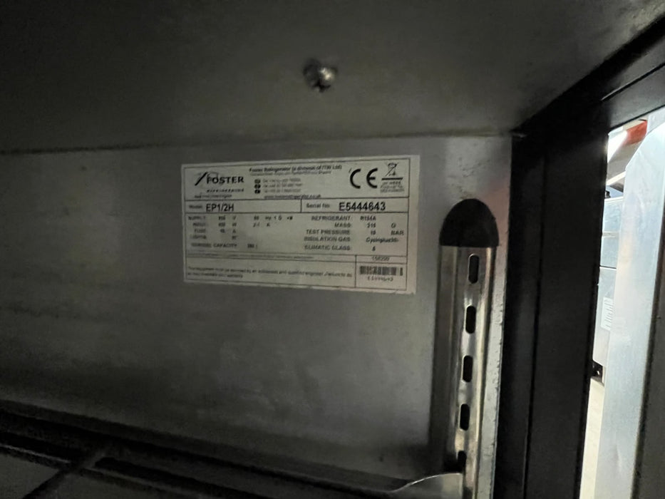 Foster EP1/2H Commercial 2 Door Refrigerated Counter – Stainless Steel Canmac Catering Equipment