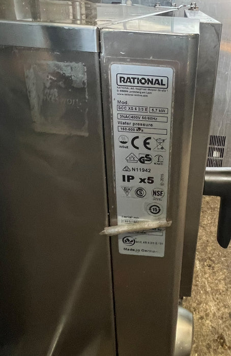 Rational SelfCookingCenter XS SCC XS 6 2/3 E Combi Oven 5.7kW 3 Phase Refurbishe Canmac Catering Equipment